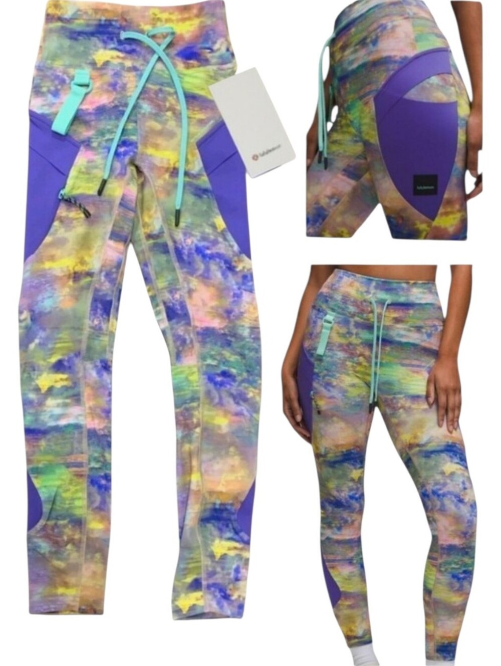 Lululemon Womens Cargo SHR Hiking Tight 25 Pant Altered Nature Multi 4